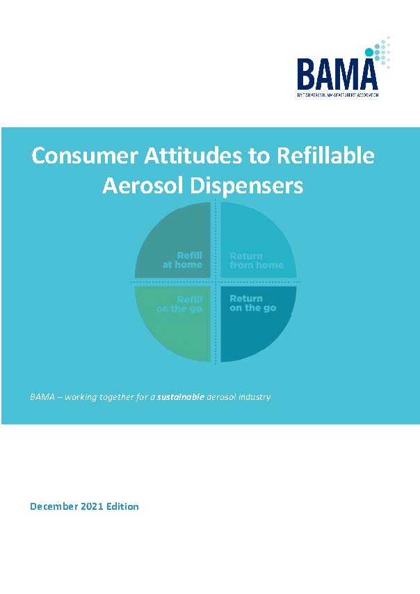 Consumer Attitudes to Refillable Aerosol Dispensers